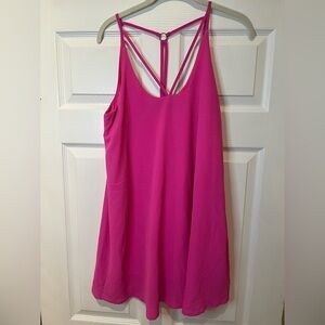 Blue Rain Pink Strappy Dress